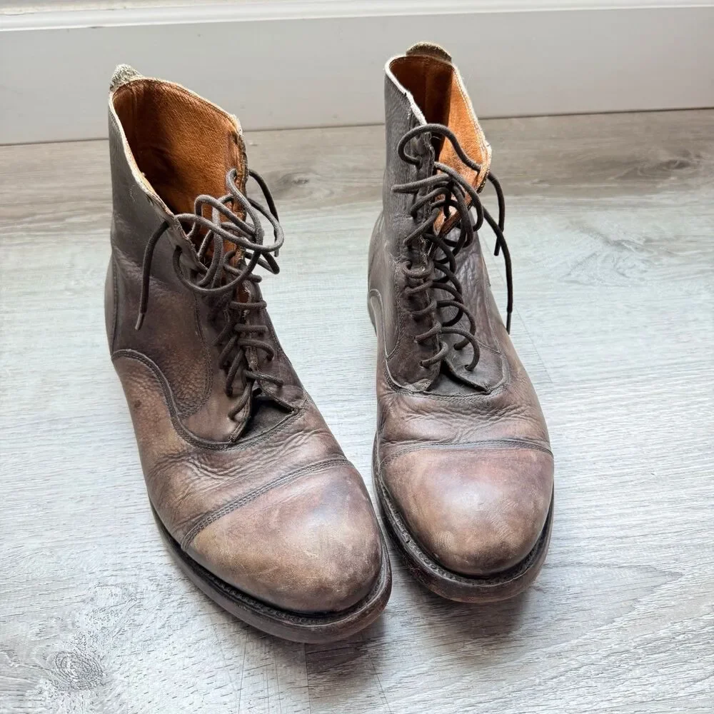 Frye Men Bowery Bal Laced Up Shoes (11D) Brown 3480529